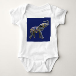 Camisa De Bebê De Elefante Animal Carousel