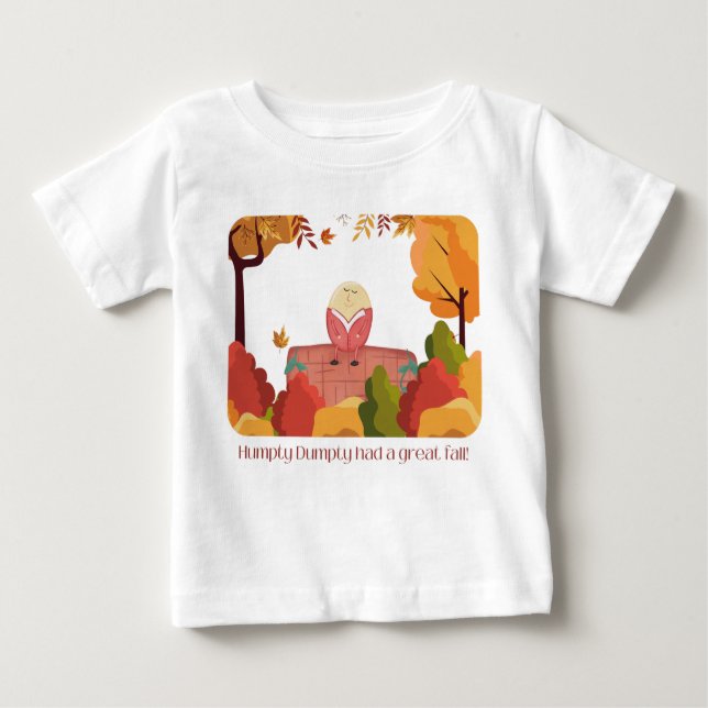 Camisa De Bebê De Queda Humpty (Frente)