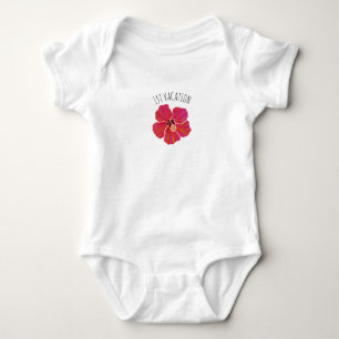 Camisa de bebê de rua Hibiscus 1