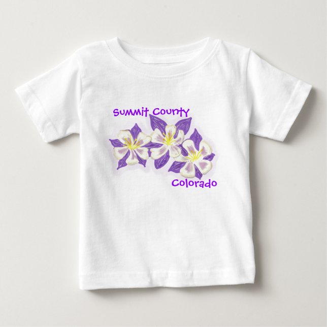 Camisa de bebê do Condado de Summit (Frente)