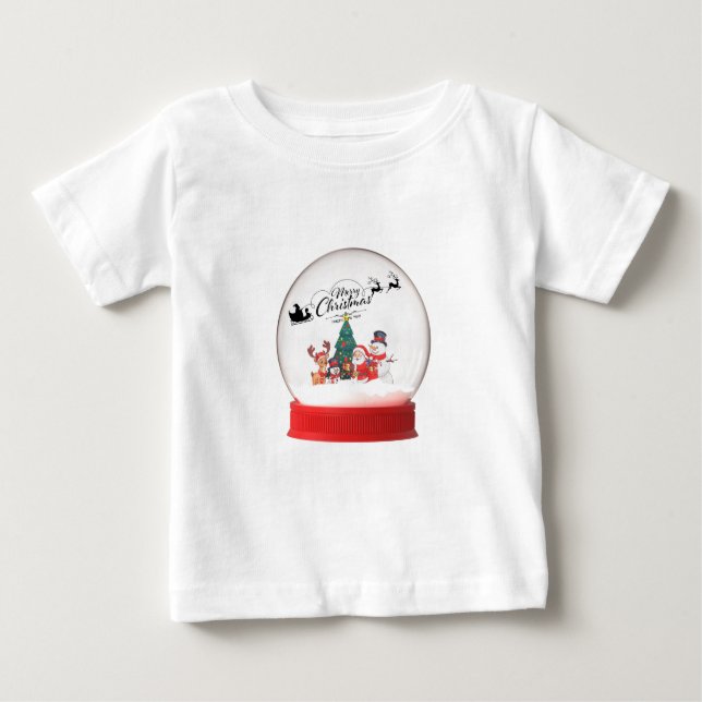 Camisa de bebê do Natal (Frente)