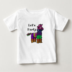 Camisa De Bebê Do Partido Vamos Fiesta Cinco De M