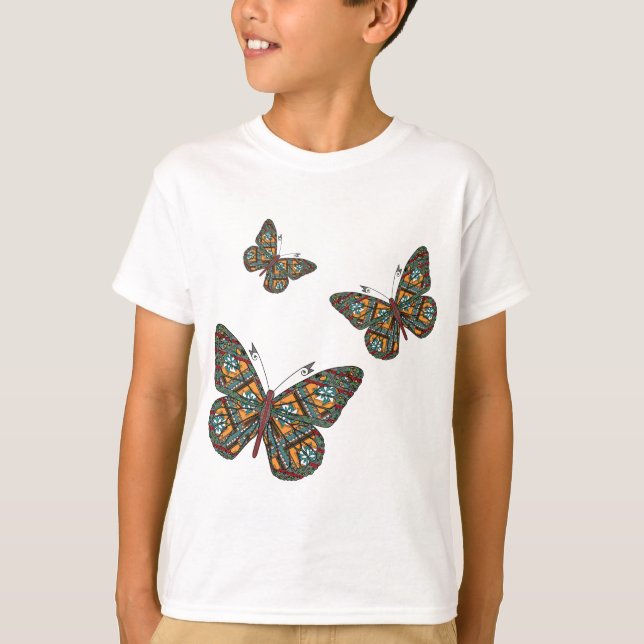 Camisa de Bebê e Criança Monarca Ucraniana (Frente)