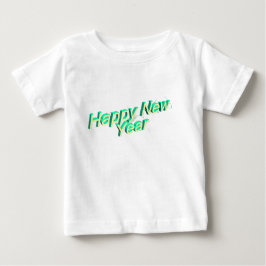 Camisa de bebê Feliz Ano Novo 