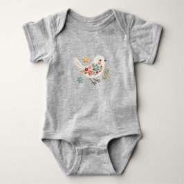 Camisa de Bebê Floral Little White Bird
