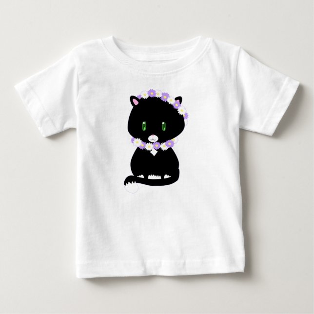Camisa De Bebê Gatinho (Frente)