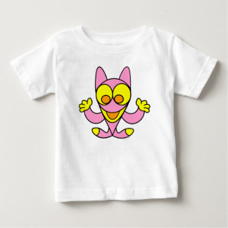 camisa de bebê gato engraçado