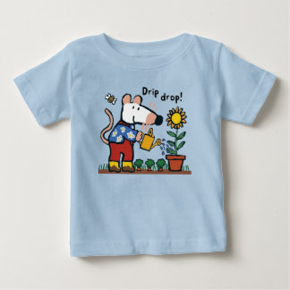 Camisa de Bebê Maisy Jardim de Flores