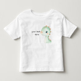 Camisa de Bebê Personalizada com Dinossauro Fofo e