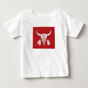 Camisa de bebê Red Ghost Dance Buffalo