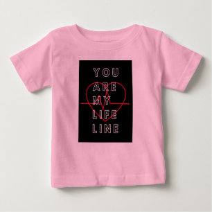 Camisa de bebê rosa