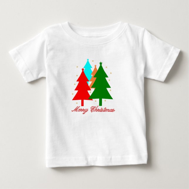 Camisa de bebê tema Natal (Frente)