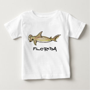 Camisa de bebê tubarão-martelo da Flórida