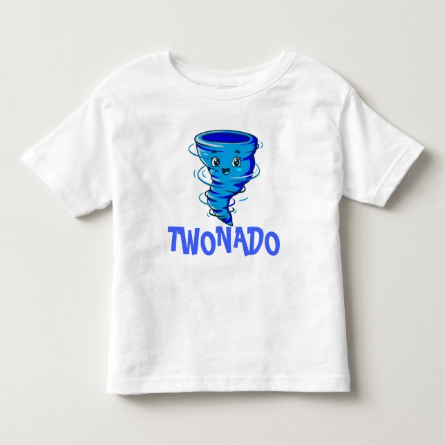 camisa de bebé Twonado azul (Frente)