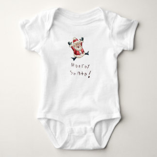 Camisa de bebê "Viva o Papai Noel" Adorável