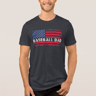 Camisa de Beisebol do Papai Patriota