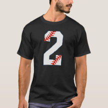 Camisa de Beisebol Número 2