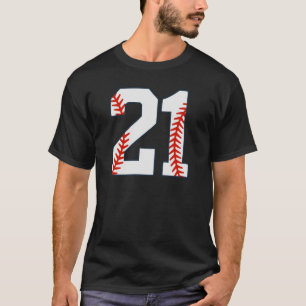 Camisa de Beisebol Número 21