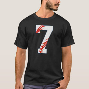 Camisa de Beisebol Número 7