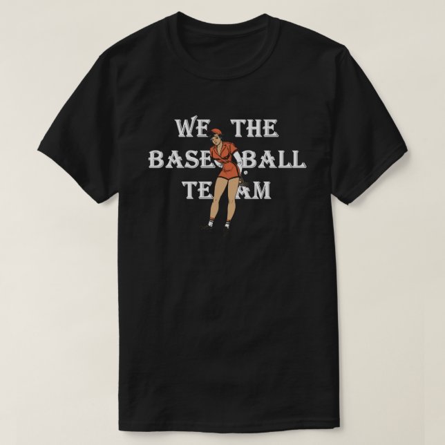 camisa de beisebol, t-shirt de baseball, camisa de (Frente do Design)