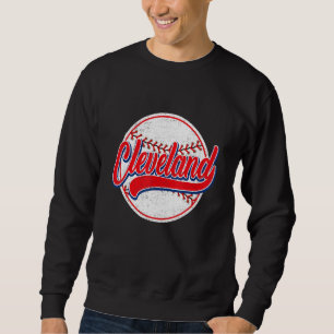 Camisa de beisebol Vintage Cleveland Cityscape par