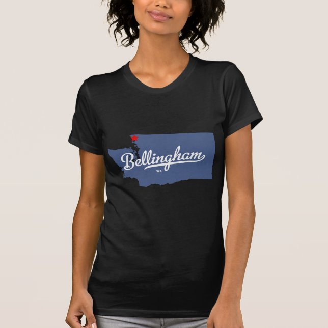 Camisa de Bellingham Washington WA (Frente)