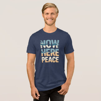 Camisa de Bem-Estar Mental Minimalista Onda Calma