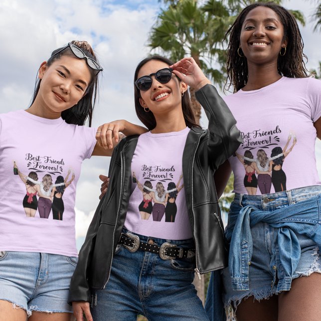 Camisa de Besties, Camisa de Melhor Amigo Correspo (Criador carregado)