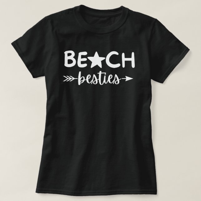 Camisa de Besties de Praia, Presentes de Viagem de (Frente do Design)