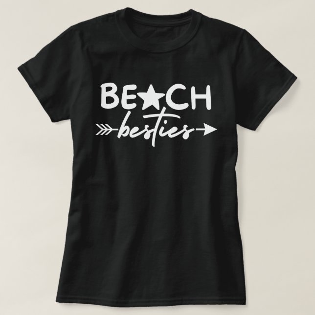 Camisa de Besties de Praia, Presentes de Viagem de (Frente do Design)