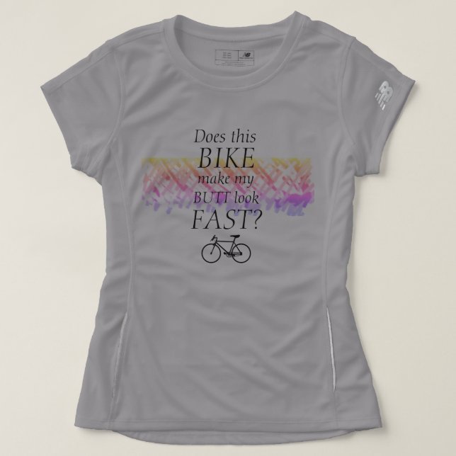 Camisa de bicicleta de equilíbrio feminino (Frente do Design)