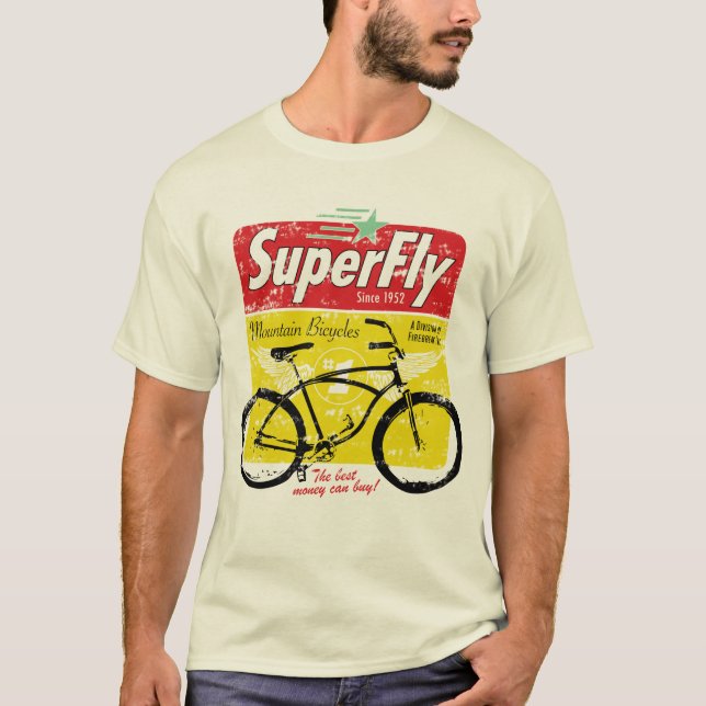 Camisa de bicicleta de montanha T (Frente)