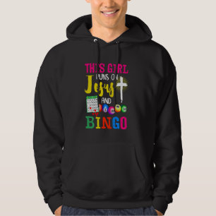 Camisa de Bingo Esta Menina Corre Em Jesus E Avó d