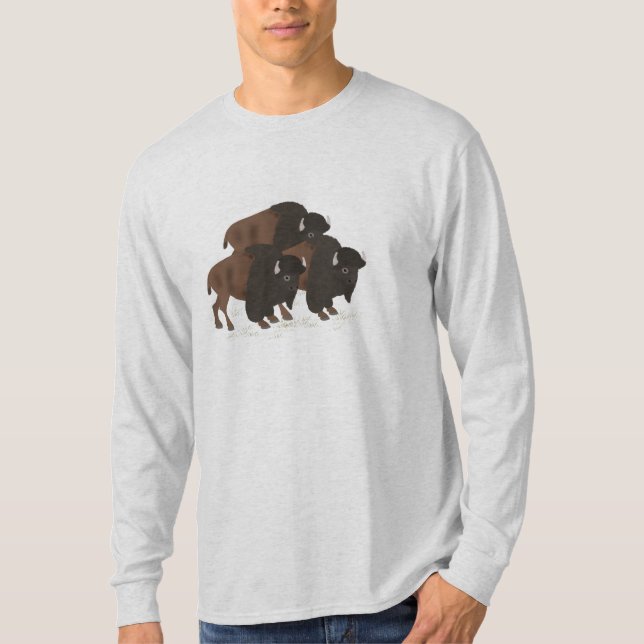 Camisa de Bison Men (Frente)