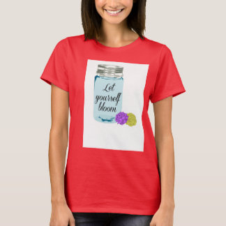 Camisa de Bloqueio Mason jar