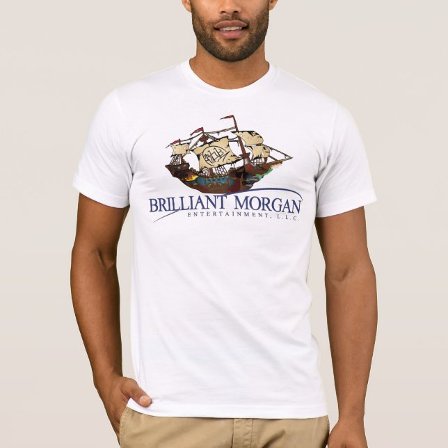 Camisa de BME - navio branco (Frente)