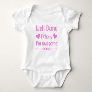 Camisa de Bodysuit para Bebê, Camisa de Mãe Muito