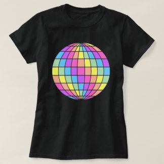 CAMISA DE BOLA DE DISCOTEQUE PASTEL RESFRIANTE