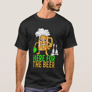 Camisa De boliche Aqui Para A Novidade Do Bebendo