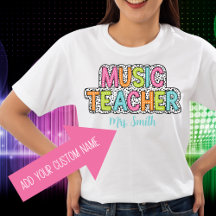 Camisa de Bolinhas de Professores de Música
