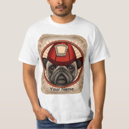 Camisa de bombeiro Pug