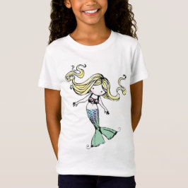 Camisa de boneca bebê Little Mermaid Girls