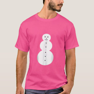 Camisa de boneco de neve - Engraçado Bravo Tanque