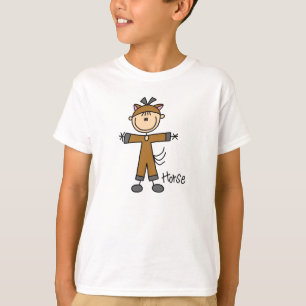 Camisa de Boneco Palito em Terno de Cavalo
