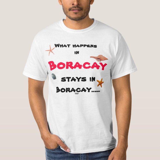Camisa de Boracay, Filipinas… Pinoy (Frente)