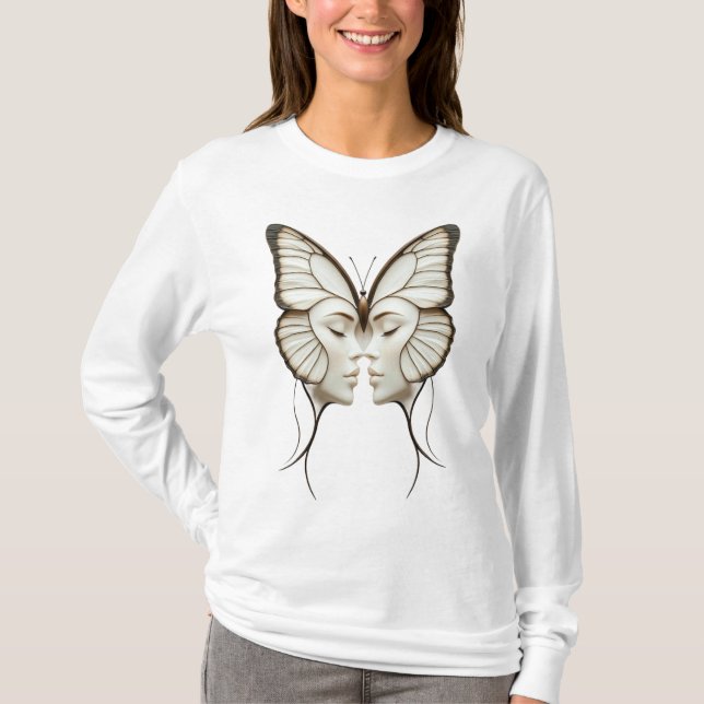 camisa de borboleta (Frente)