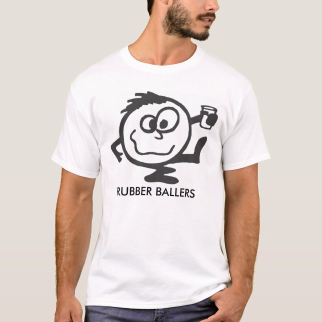 Camisa de borracha de Ballers Kickball (Frente)