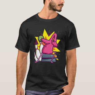 Camisa de bowling engraçada para crianças, flaming