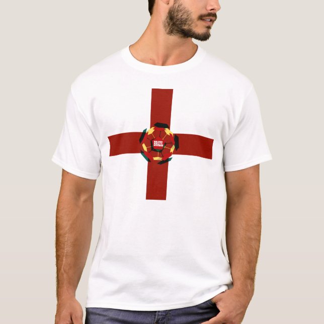 Camisa de Brasil do futebol de Inglaterra (Frente)