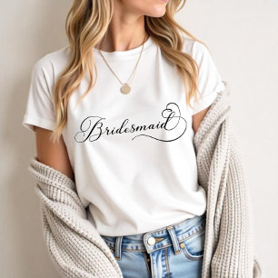Camisa de Bridesmaid - Festa de casamento de Scrip